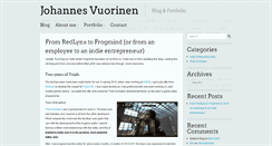 Desktop Screenshot of johannesvuorinen.com