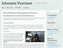 Tablet Screenshot of johannesvuorinen.com